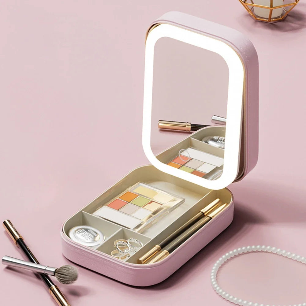 Eternal Glow LED Travel Makeup Bag 💄✨