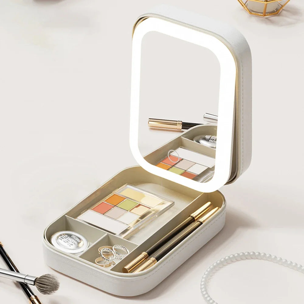 Eternal Glow LED Travel Makeup Bag 💄✨