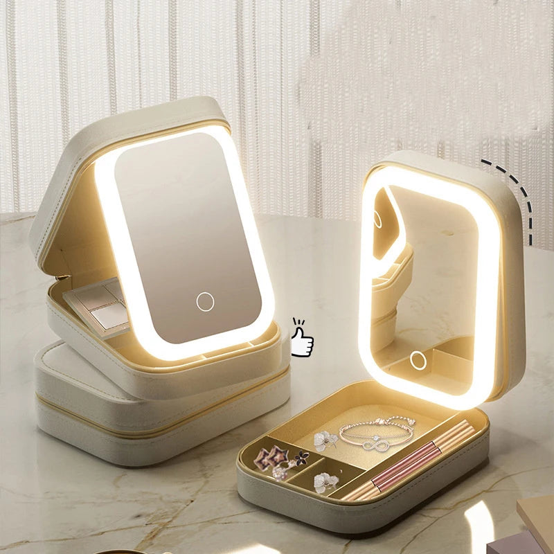 Eternal Glow LED Travel Makeup Bag 💄✨